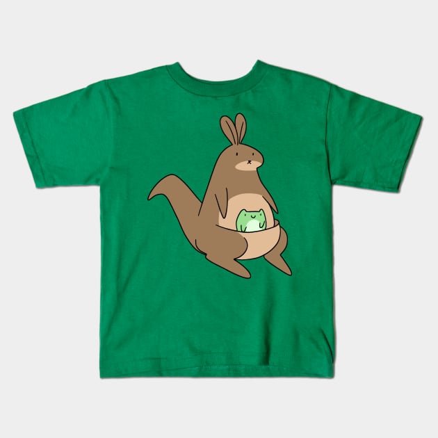 Frog and Kangaroo Kids T-Shirt by saradaboru